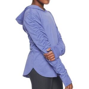 Athleta Girls L Youth Sleeve It To Me Hoodie Top Purple Gym Sports Active